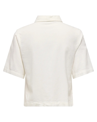 Only - ONLGoa Linen Skjorte - Cloud Dancer